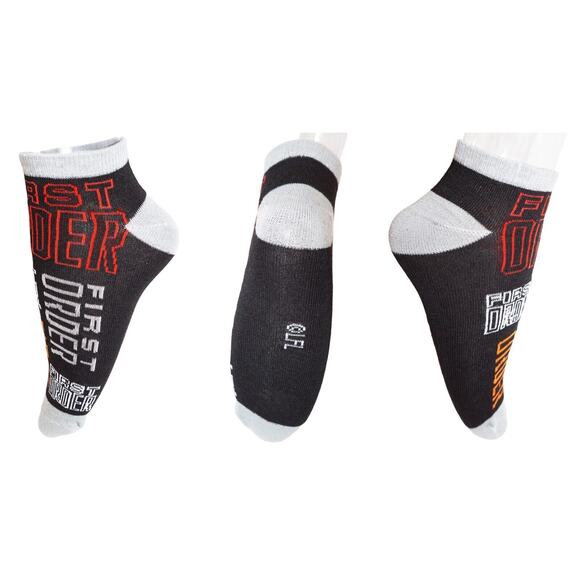 3 Pairs - Vintage Disney Star Wars Adult Shoe 7-12 Low Cut Socks 2016 - Style 3 - Picture 9 of 10